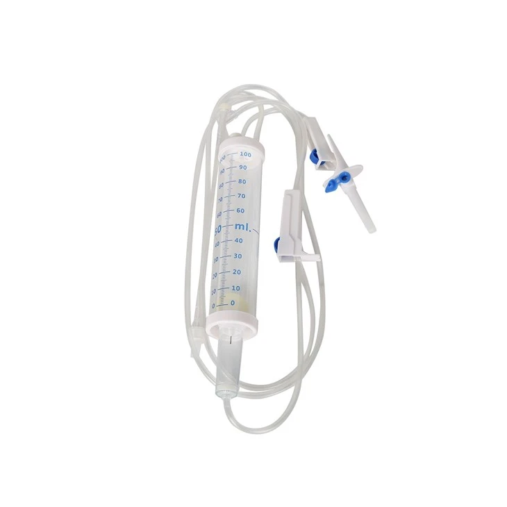 60drops/ml Medical Disposable Pediatric IV Infusion Set With Burette