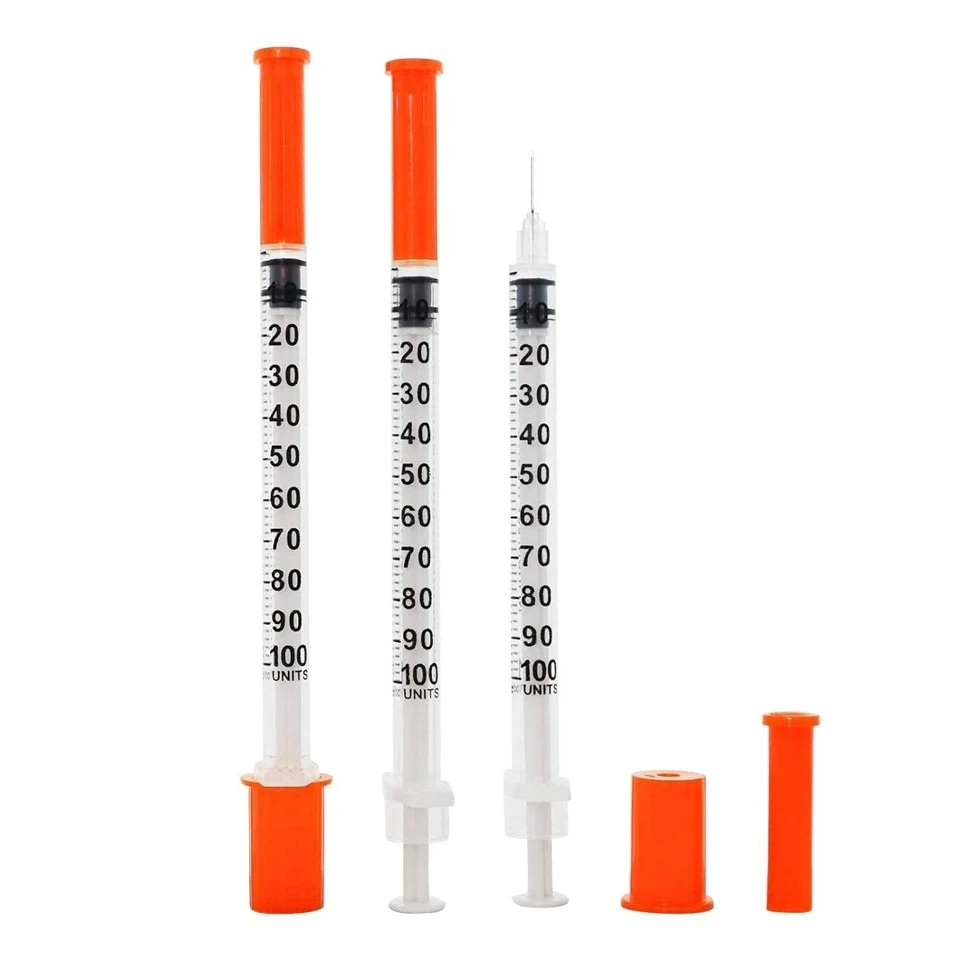 Disposable Diabetic Patients Use U-100ml Insulin Syringe factory