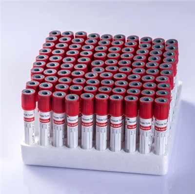 Red Top Blood Collection Tube (No Additive/Plain) For Serum & Clotting Tests